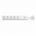 Smart WiFi Power Strip – 4 AC Outlets with Dual USB Charging